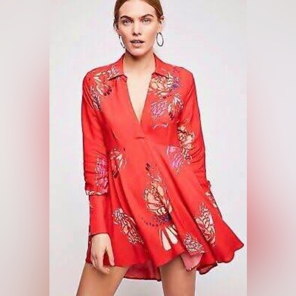 Free People Tops - Free People Butterfly Fields tunic